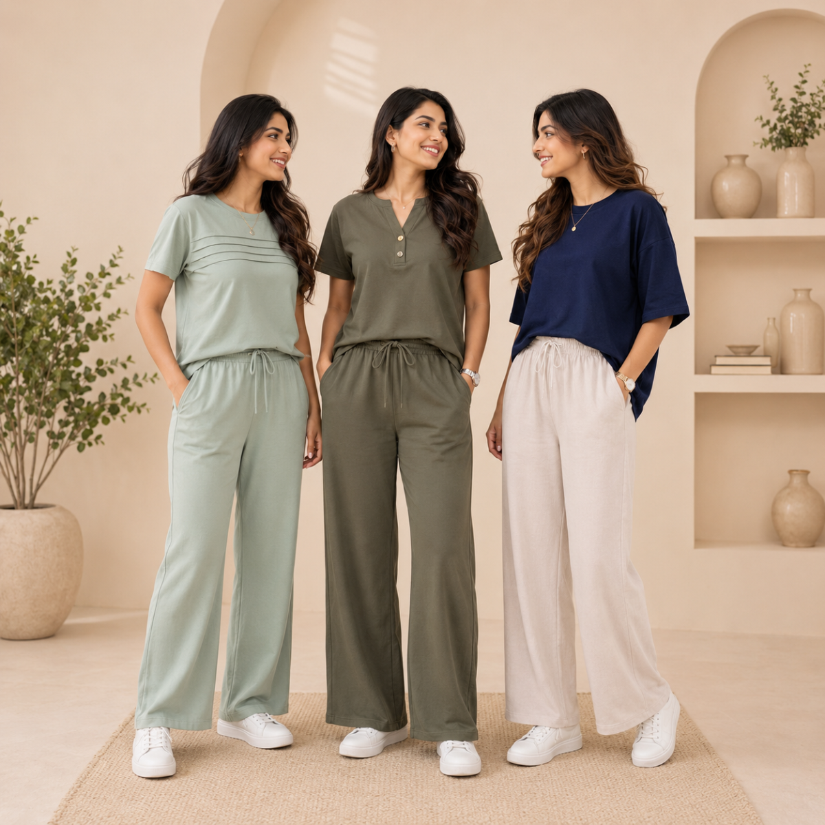 pack-of-3-women-cotton-t-shirt-trouser-set-t-10-copy