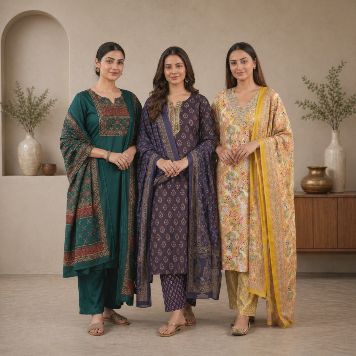 pack-of-3-cotton-elegant-ethnic-kurta-set-with-dupatta-for-women-ck-09