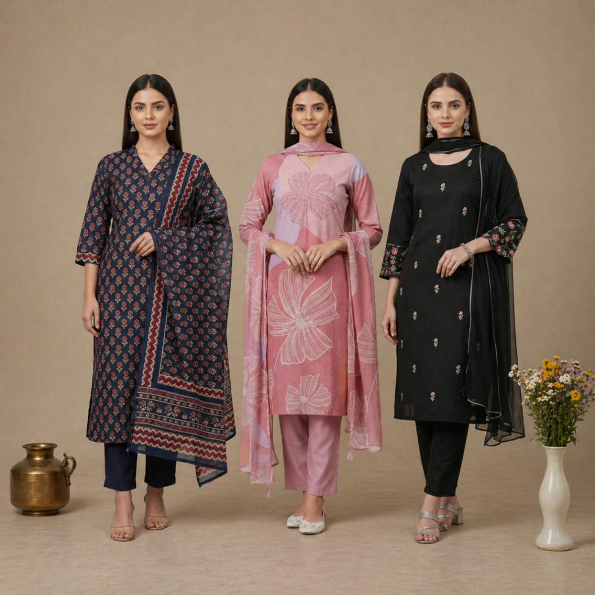 pack-of-3-cotton-elegant-ethnic-kurta-set-with-dupatta-for-women-ck-02