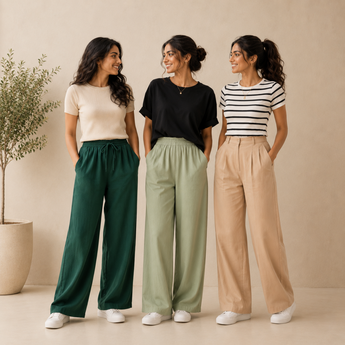 pack-of-3-women-cotton-t-shirt-trouser-set-t-14-copy