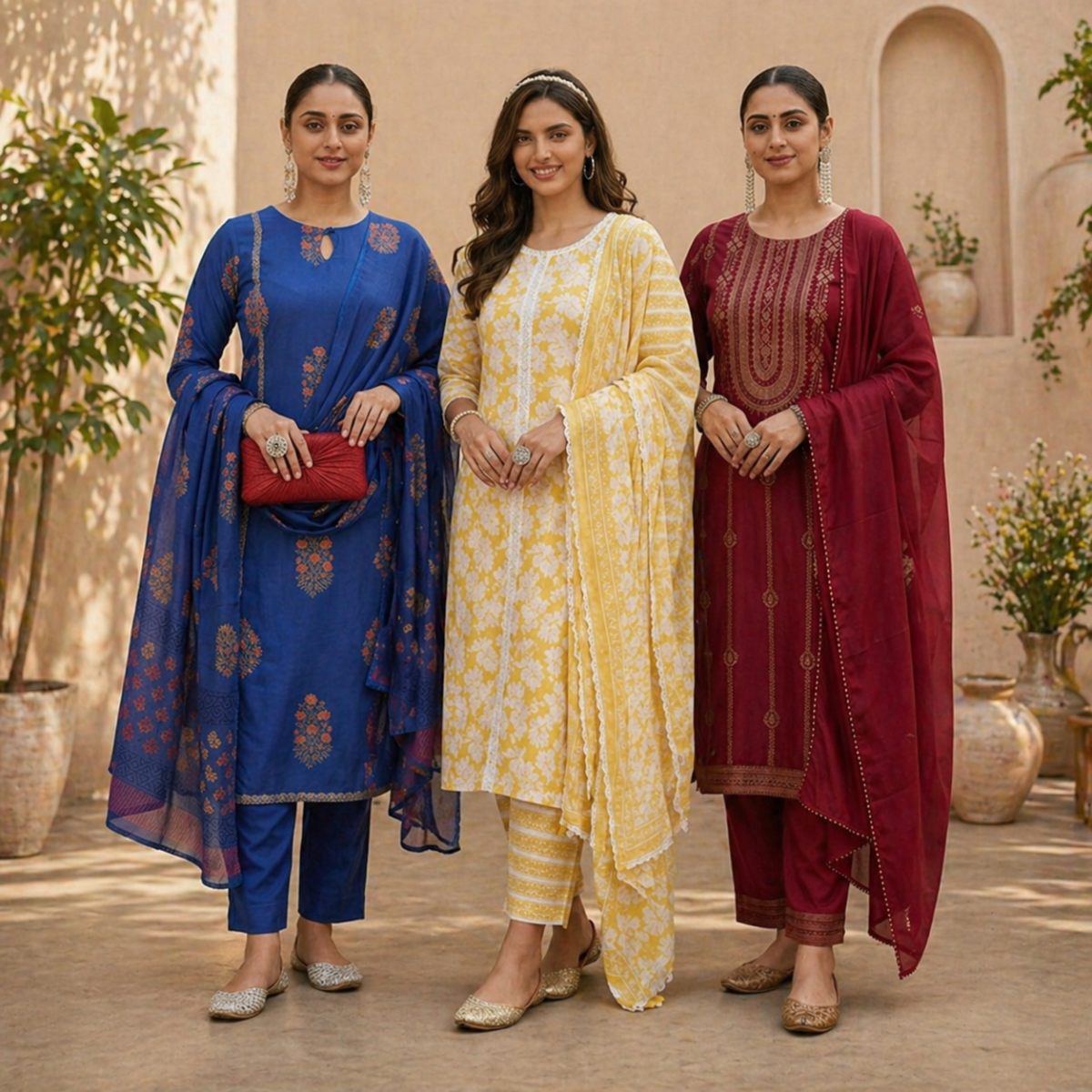 pack-of-3-cotton-elegant-ethnic-kurta-set-with-dupatta-for-women-ck-078