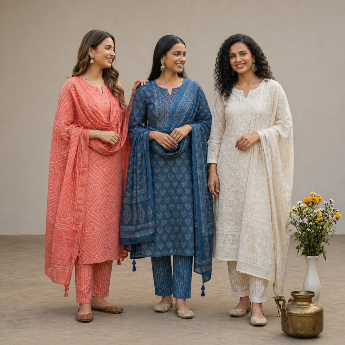 pack-of-3-cotton-elegant-ethnic-kurta-set-with-dupatta-for-women-ck-09-copy